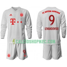 Bayern Monaco Robert Lewandowski 9 Bambino Maglia Trasferta 2020/2021 Manica Lunga (+ Pantaloncini)